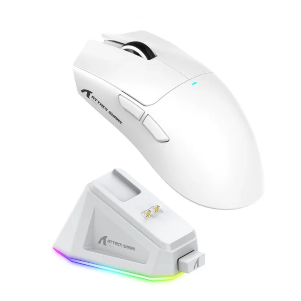MOUSE GAMING ATTACK SHARK X11 WIRELESS WHITE
